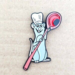 Disney Remy Ratatouille Enamel Pin, Chef Hat & Spoon, Pixar Trading Collectible
